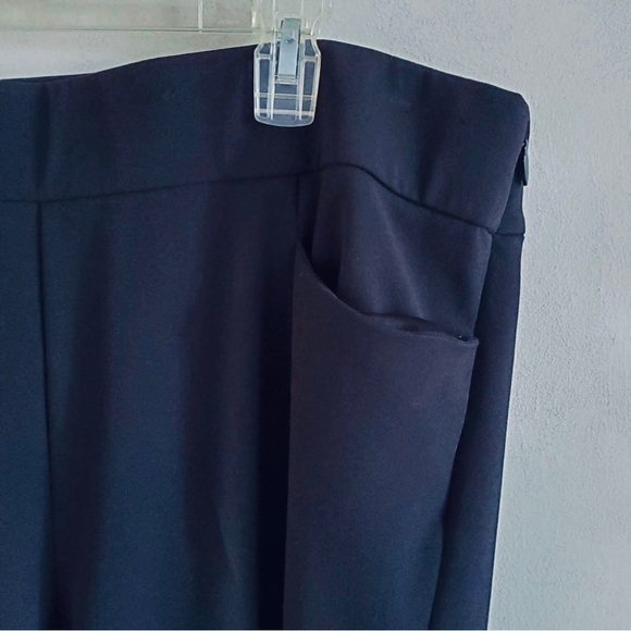 Torrid Black Culotte Pant Cropped Wide-Leg Stretch Pockets Women's Size 14 - Picture 4 of 7